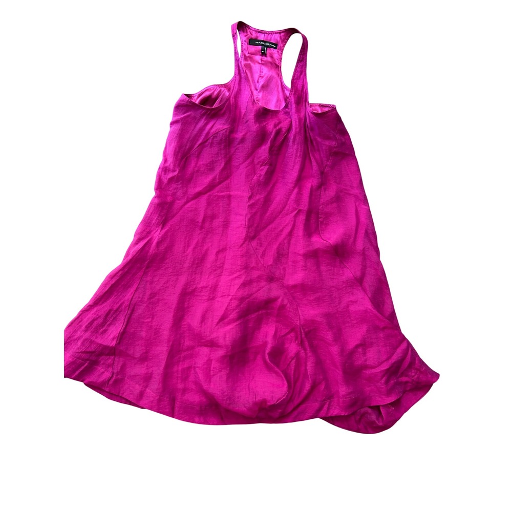 Mado‎ et les Autres Magenta Pink Racerback Mini Dress Textured A-Line Size 38